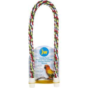 JW PET 편안한 새용 횃대, 유연한 컬러 미디엄 81.3CM(32인치) 로프, 길이 - 멀티