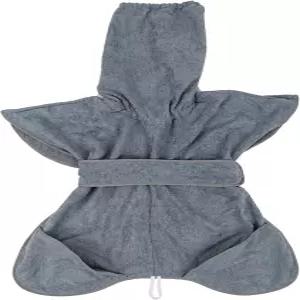 반려견용 부드럽고 흡수력이 뛰어난 반려동물 목욕 가운 벨트 조절 가능한 흡수성 원단 건조 코트