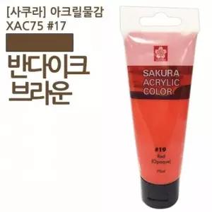 사쿠라 아크릴물감 75ml 미술용품 미술재료 준비물 아크릴과슈