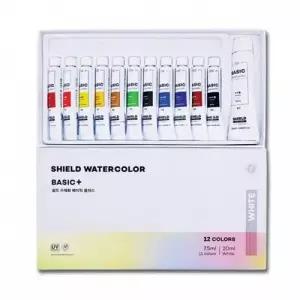 화이트 베이직플러스 물감 미술 그림물감 미술재료 수채화 7.5ml