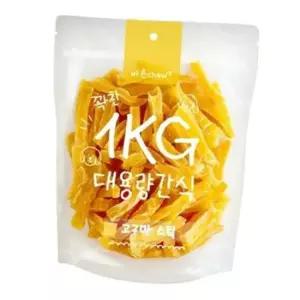 바른츄 고구마 스틱 1kg 강아지 대용량 가성비 간식
