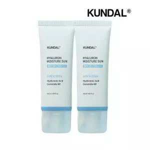 쿤달 히알루론 수분 선크림 40ml x2개