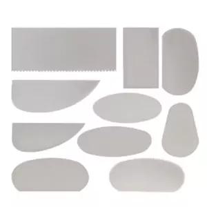 스텐 도자기 만들기 모양 스컬피 도구 도예 10종DIY 조각용품 공방 조각툴 점토 점토칼 스크래퍼 스크 용스