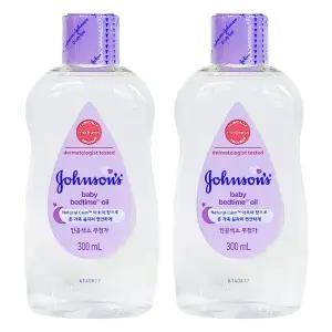 존슨즈 베이비 베드타임 오일 300ml X 2개목욕 배드 유아 아기 아가