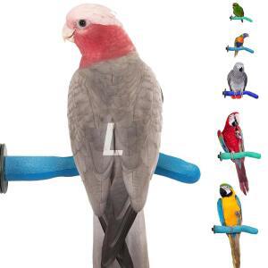 SWEET FEET & BEAK SAFETY 경석 멀티 30.5CM(1-1 - 한 /2 그라인딩 새 3.8 위한 못 케이지용 컬러 트리밍 퍼치 앵무새 횃대, 대형 및 X 경량 발을 12인치), 부리와 횃대 블루 스탠드 사이즈