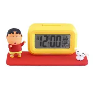 나라 알람시계 짱구 디지털 시계 짱구 흰둥이