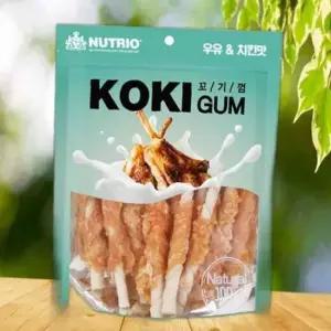 우유 스틱 개껌 치킨맛 18p 강아지 꼬기껌