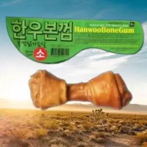 네츄럴EX 한우본껌 닭가슴살 소형 1P