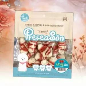 프리시즌딩고껌 소고기껌25P 2.5인치