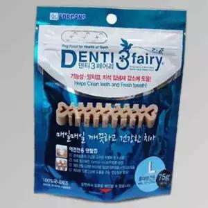 덴티3 페어리 강아지 애견 덴탈껌 X3개 L 양치껌 75g