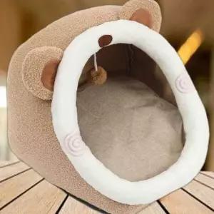 비타리토 쿠션방석 반려동물 하우스 브라운곰
