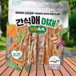 토리 강아지간식 간식애야채 소프트 장어스테이크 150