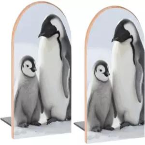 idec 책 스마트 펭귄 나무 책꽂이에 보관할 수 있도록 마감 비스키드 장식 홈 오피스 학교
