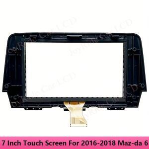 7인치 유리 터치 스크린 패널 디지타이저  센서 2016-2018 마쓰다 6 차량용 라디오 DVD 플레이어 GPS 네비