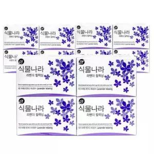향이좋은 식물나라 라벤더 릴렉싱 세수 비누 4입 90g 3개