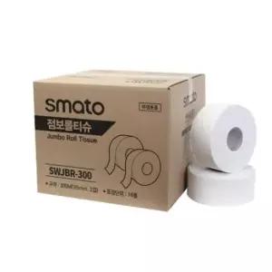 화장지 국산 점보롤티슈 2겹 95mmx300m 16롤(1box)