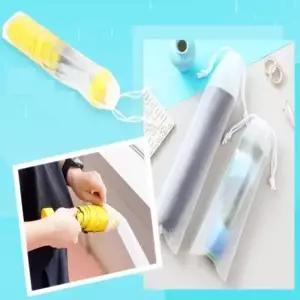 ( )휴대용 방수 우산 보관함 접는우산가방속 우산꽂이 우산파우치 우산케이스_25659751