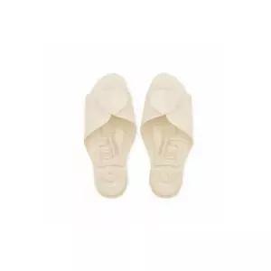국산 헤라칸 케나프 케냐프 발 발바닥 지압 건강 슬리퍼 실내화 아이보리 M(230~245mm)