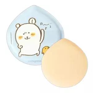 담곰이 쫑긋 메이크업 왕퍼프 2P 물방울 쉐입 밴딩 쿠션 스펀지 팩트