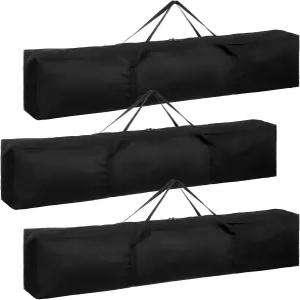 퍼시에피 3pcs 캠핑 의자 가방 교체 접이식 43.3x9인치 비치 잔디밭 대형 텐트 야외 해변 여행 보관용