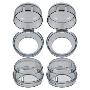 밀리스텐 4pcs 레인지 손잡이 커버 프로텍션 스토브 버튼 보호 주방 안전 가드