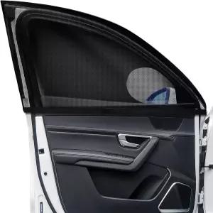 2Pc 자동차 창문 그늘막 캠핑용 전면 햇빛 가리개 자외선 차단 통기성 메쉬 화면 트럭 SUV 정보 보호