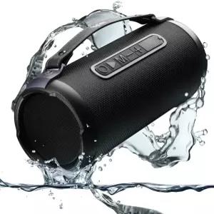 타일러 무선 블루투스 스피커 방수 장거리 300와트 충전식 붐박스 USB MP3 마이크로 SD AUX 입력 FM 라디오