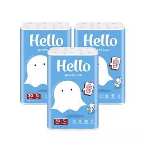 코디 헬로 내추럴 소프트 27m 30롤 3팩