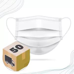 국산 대형 편한 일회용 덴탈 마스크 화이트 50매입