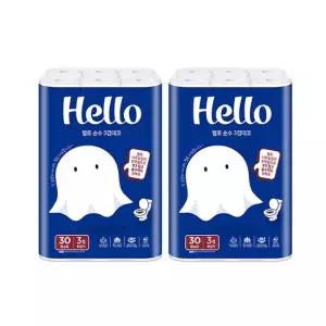 코디 헬로 순수 3겹데코 33m 30롤 2팩