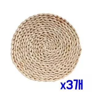 친절한탄씨 TBZ 라탄식 감성 플레이팅 식탁매트 25cm) x3개 모던테이블매트 식탁테이블매트 식탁패드