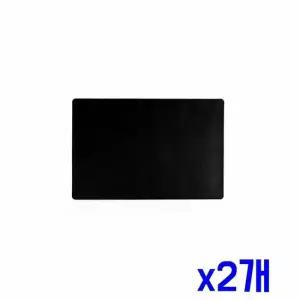 친절한탄씨 TBZ 양면 가죽 방수 테이블매트 블랙레드) x2개 식탁인테리어 모던테이블매트 식탁매트소품