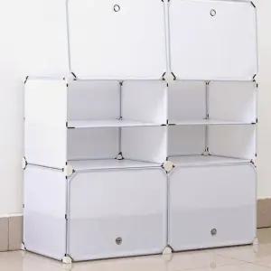친절한탄씨 TBZ 가벼운 도어형 DIY 조립식 신발장 85x65cm) 신발관리 슬리퍼수납 슬리퍼정리대 간이신발장