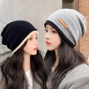 [룽스66]양털모자 클래식 기본 빅사이즈 니트비니