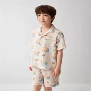 매장정품 스파오 키즈 SPPPG25KU3 망그러진곰 망고미 반팔 파자마 BEIGE 253 640665