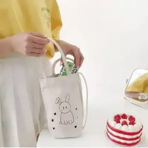 아무 미니 백 텀블러 물병 휴대 데일리 작 보온병