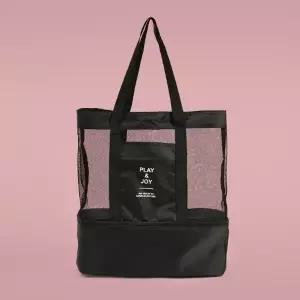 미우 워터 썸 방수 메쉬백 운동 물놀이 여 시스루백