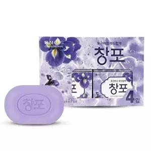세수샤워비누 얼굴세안바 샤워목욕용 100g 4개입-WFNE81P