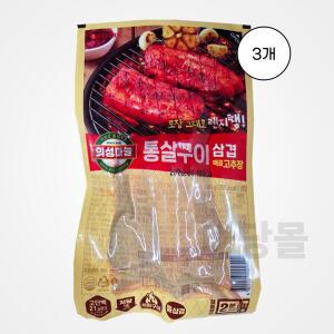 [롯데] 의성마늘 통살구이 고추장 삼겹살 140g, 3개