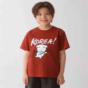 매장정품 스파오 키즈 SPRLG25KU1 가나디 반소매 티셔츠 Red 251 6366781