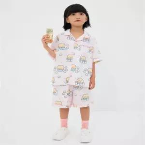 매장정품 스파오 키즈 SPPPG25KU3 망그러진곰 망고미 반팔 파자마 LIGHT PINK 253 6