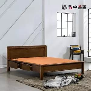 [장수온돌]장수온돌 동백 황토볼확장형 포켓스프링보료 황토온열 건강침대 퀸침대
