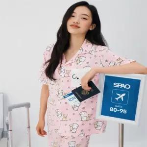 매장정품 스파오 SPPPG25U06 가나디 반팔 파자마 PINK 25U06 5980651
