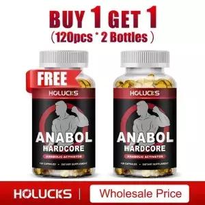 남성용 ANABOLIC 근육 강화제 에너지 근력 및 지구력 증진 단백질 합성 촉진 호르몬 균형 지원