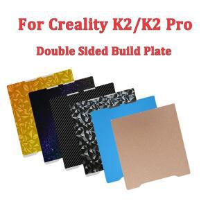 크리얼리티 K2 Pro 3D 프린터용 양면 스프링 스틸 시트 냉판  히트베드용 PEI 빌드 플레이트