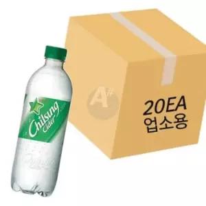 TBZ 롯 데칠성 업소용 칠성 사이다 500ml 페트 20개입 (1BOX) 탄산음료수 사무실음료