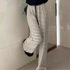 여성통바지 편한 홈웨어 줄무늬 와이드팬츠 실내복