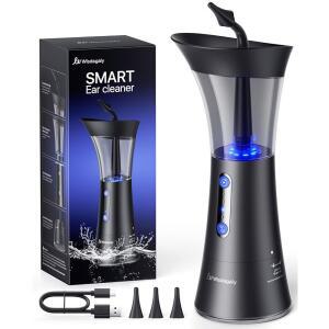 200ml 듀얼 탱크, 가정용 IPX6 방수 이어 클리너, 4가지 모드 및 온수 온도 센서가 포함된 왁스 제거 키트