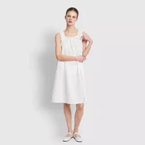 JAJU 여 소프트 시어서커 민소매 파자마 원피스 WHITE/ MINT/ NAVY/ PINK 1334708