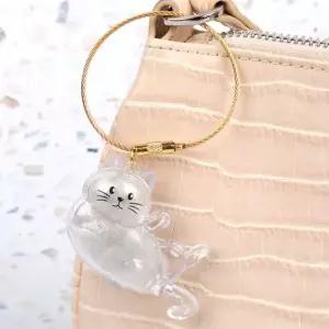 [하프클럽/]메모리얼 고양이 털 보관 드러누운냥이 고양이 털뭉치키링 털보